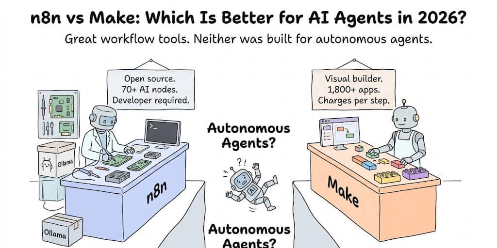 n8n vs Make: Which Is Better for AI Agents in 2026?